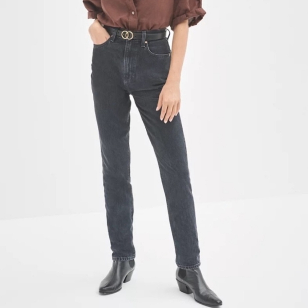 Denim Forum The Nina Super High Cigarette Black Size 25x30